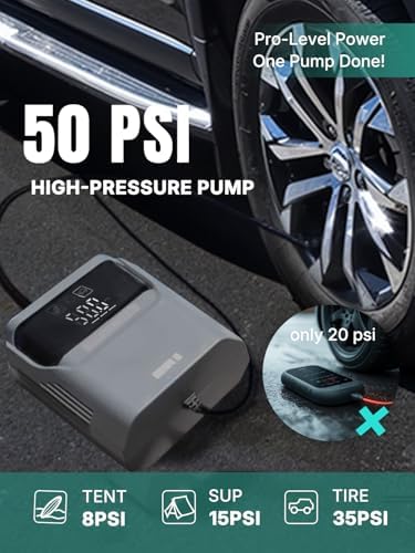 Premium Paddle Board Pump for Use with SUPs and Tires