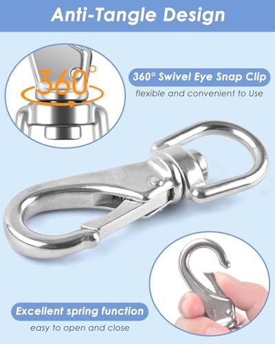 Sturdy stainless steel multi-functional flag clips