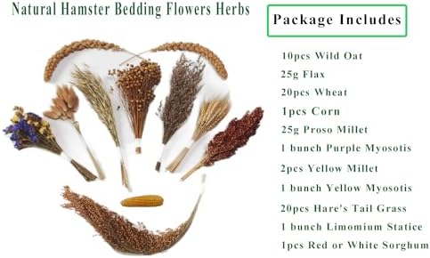 JFWOD Nature-Balanced Hamster Bedding Treats