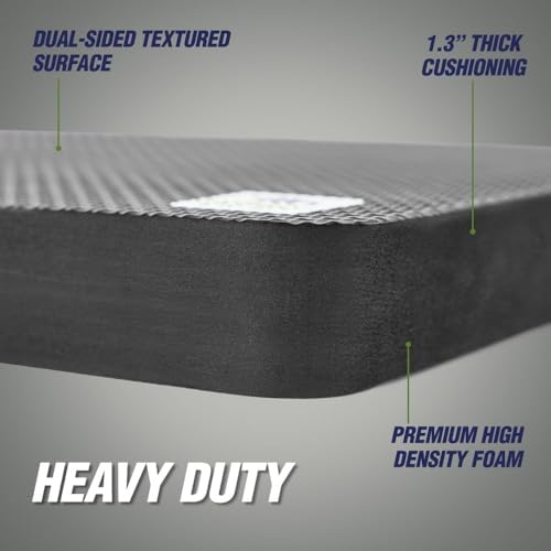 Rugged Rhino Thick Knee Pad with Handle Onyx Black