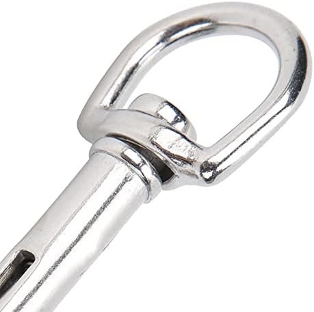 Qiilu Durable Stainless Steel Diving Clips Ergonomic Design 90mm