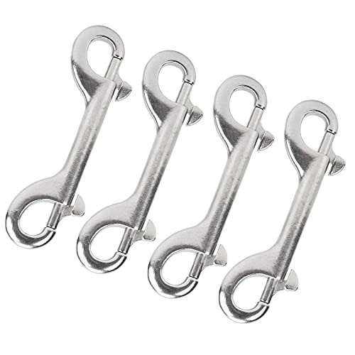 Sturdy 316 Stainless Steel Double-Ended Snap Hook