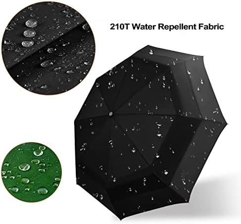 Lejorain Golf Umbrella - Lightweight Double Canopy Portable