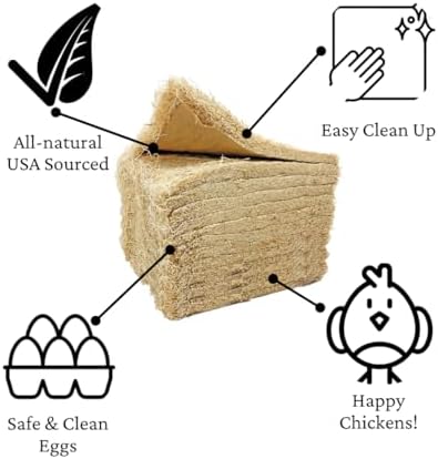 Trendiees Nest Pads for Chicken Coop Aspen Bedding