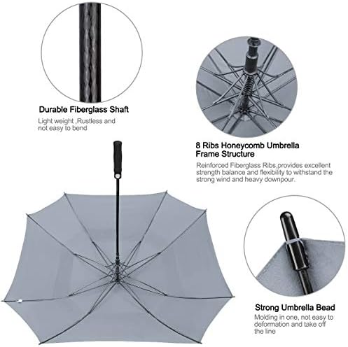 G4Free Extra Large Golf Umbrella Perfect for Windy Days