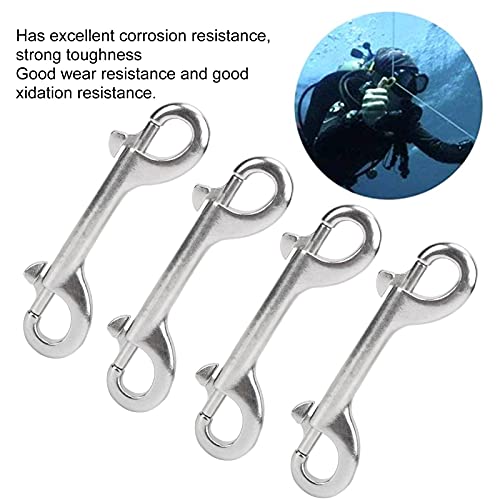 Sturdy 316 Stainless Steel Double-Ended Snap Hook
