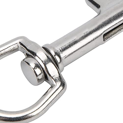 Qiilu Durable Stainless Steel Diving Clips Ergonomic Design 90mm
