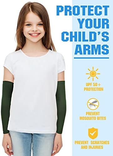 Xuhal Arm Sleeves for Kids Improved UV Protection