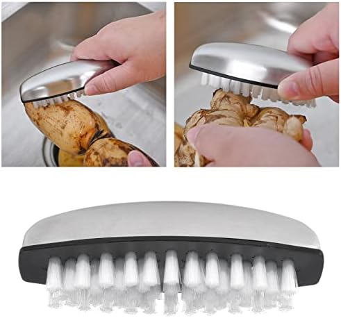 Buchaois Dual-Purpose Fruit Vegetable Nail Cleaning Brush