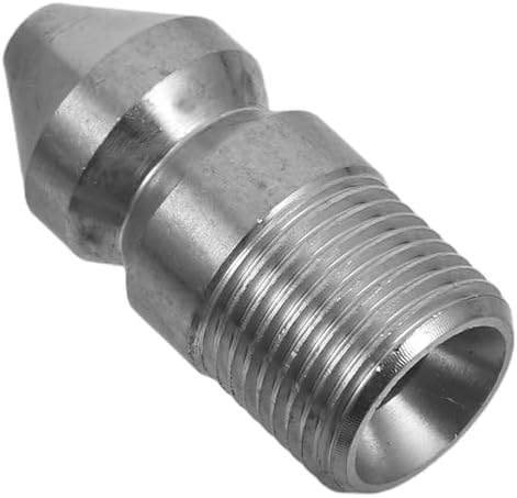 Durable Male Thread Nozzle for High-Pressure Drain Cleaning