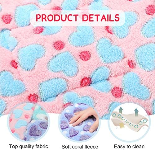 Jetec 4-Piece Rabbit Bunny Bed Mat 10x11 inch