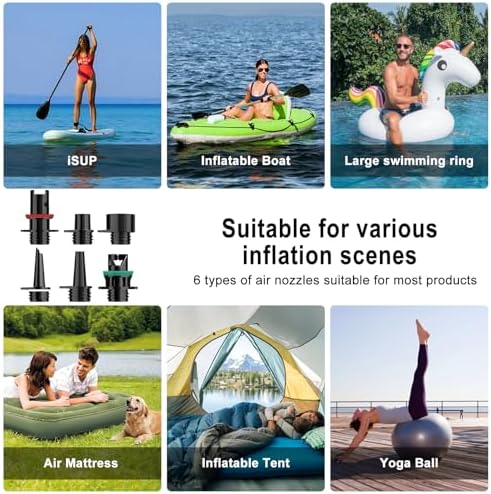 Mojimdo 20PSI Electric Paddle Board Pump