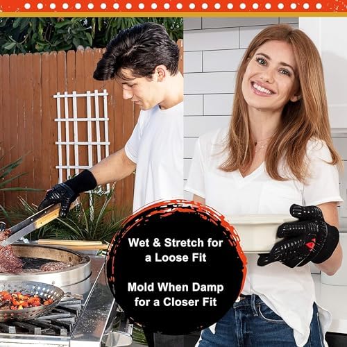 GRILL HEAT AID Premium Heat Resistant Gloves