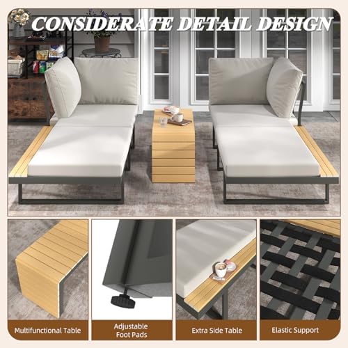 Stylish 4-Piece Patio Furniture