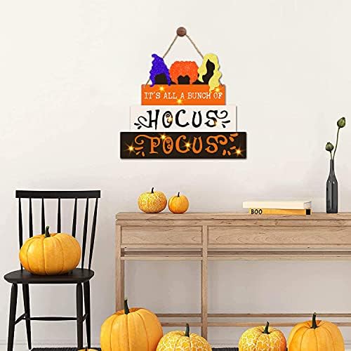 CIOEY Halloween Door Sign Spooky Decor