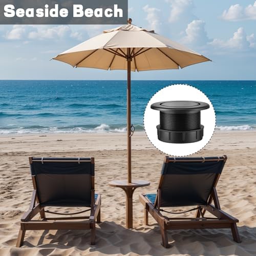 Secure Outdoor Umbrella Hole Plug Set