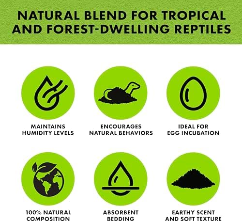 Zilla Pet Reptile Terrarium Bedding Jungle Mix