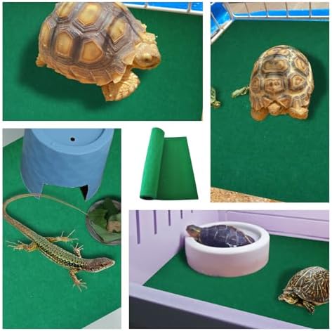 Soft Non-abrasive Reptile Mat 24x16 Perfect for Bearded Dragon Lizard Snake