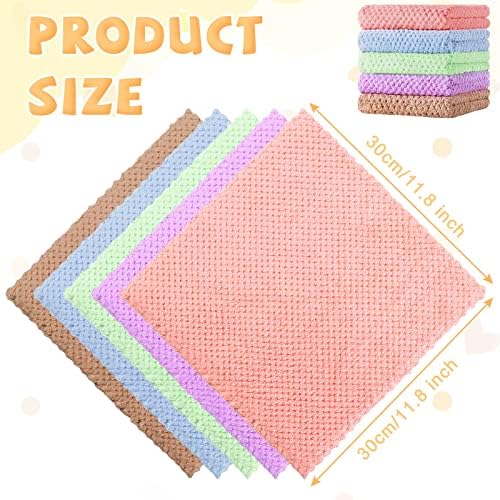 Reginary Guinea Pig Blankets 10pcs Coral Fleece Bedding