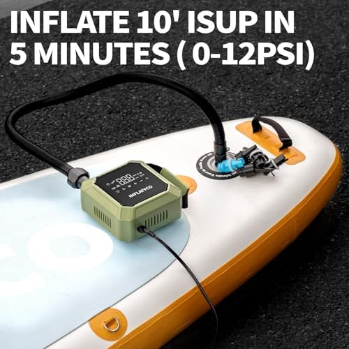 Quick-Inflatable Electric Air Pump for Paddle Boards