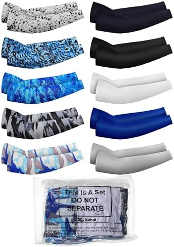 Xuhal Kids Baseball Arm Sleeves UV Protection