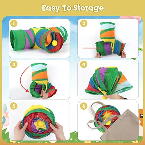 Rypet 3-Way Pet Tunnel for Small Animals