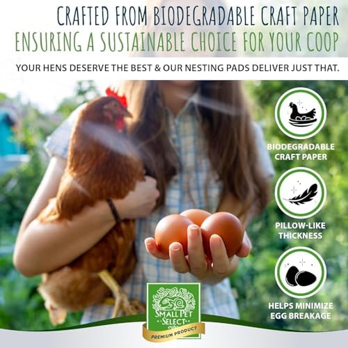 Small Pet Select Enjoyable Nesting Mat - 8-Pack Posh Design for Chickens