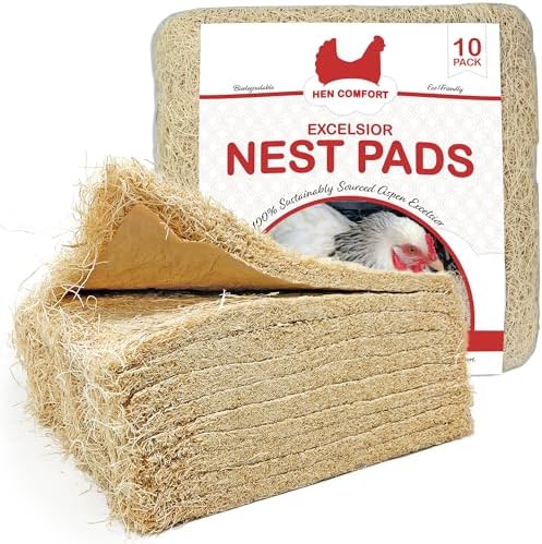 Hen Comfort Nest Pads 13x13 10 Pack USA Made