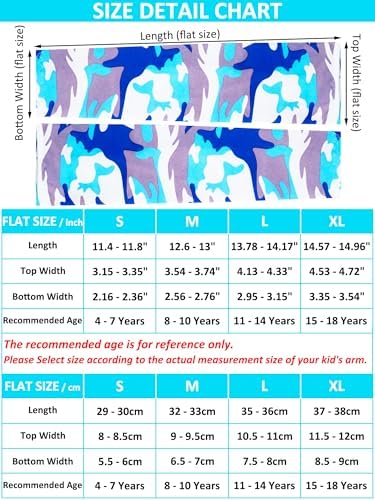 12 Pairs Kids Sports Arm Sleeves for Basketball Baseball UV Protection