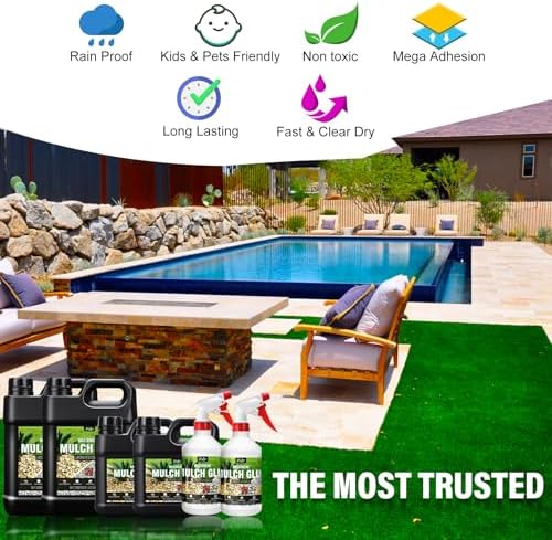 10 Times Stronger Adhesive - 32oz Gravel Lock for Landscapes Garden Use