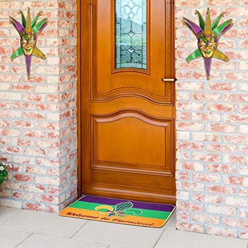 Mardi Gras Fdekor Door Mat