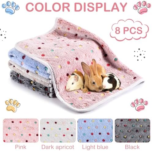 Tudomro 8-Piece Guinea Pig Bedding Cage Liners Bulk Waterproof