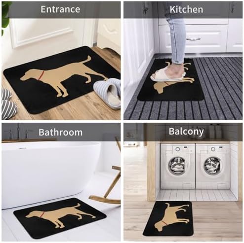 Yellow Labrador Retriever Carpet Welcome Doormat