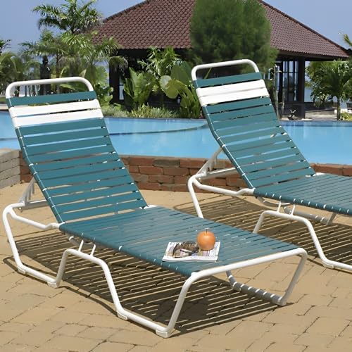 Adjustable Pool Lounge Bracket for Outdoor Chaise Black