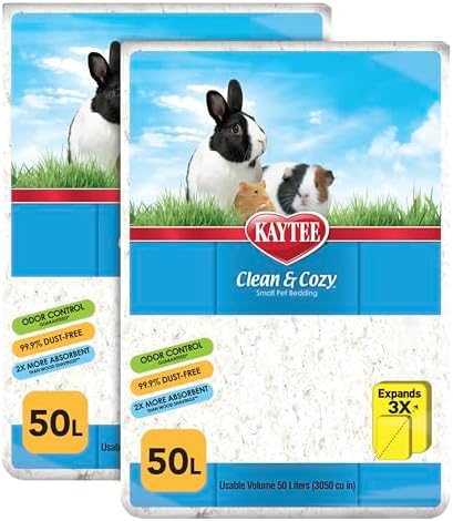 Kaytee Clean Cozy White Bedding Odor Control for Small Animals