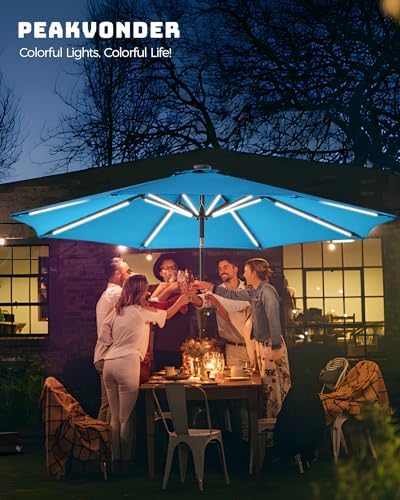 PeakVonder 10 FT Outdoor Umbrella