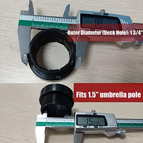 Pool Umbrella Stabilizer Adapter 1 34 Diameter Fits Aquastar Splashes