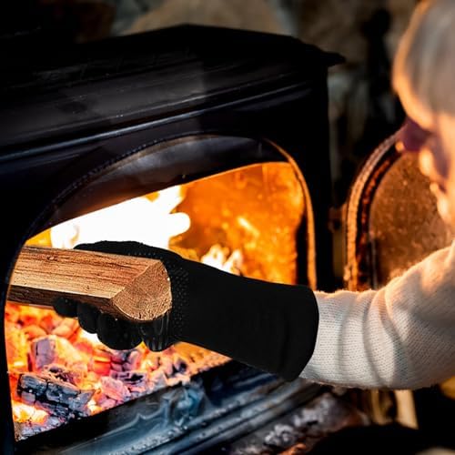 UBeesize Lengthen BBQ Gloves Heat Resistant