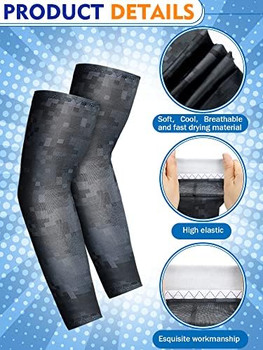 Newcotte 12 Pairs Kids Compression Arm Sleeves