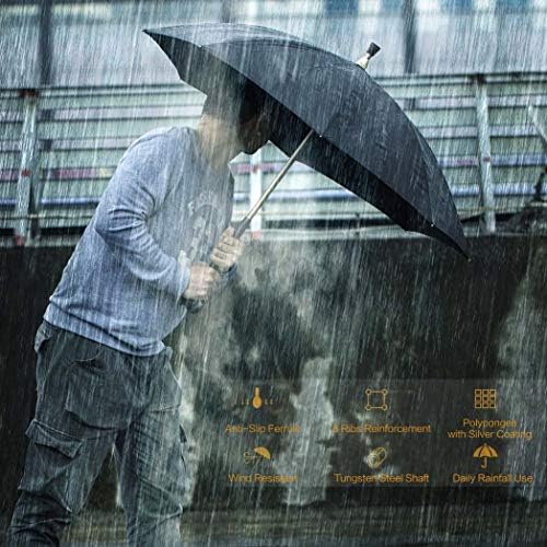 2-in-1 Windbreak Umbrella for hiking camping and rain