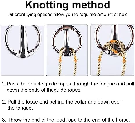 LUTER Heavy Duty Horse Tie Ring Set