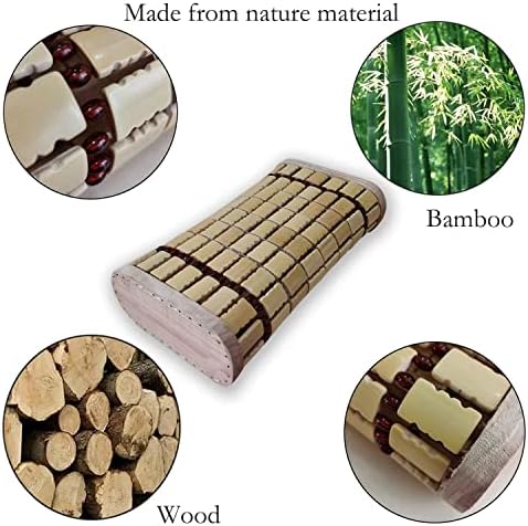 NUIBY Bamboo Sauna Headrest Pillow Set