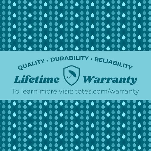 Totes Automatic Open Close Water Resistant Foldable Golf Umbrella with Sun Protection