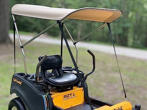 Sun Shade Protection for Zero-Turn Mower