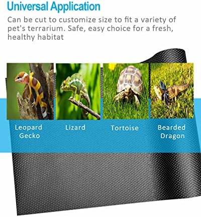 Bearded Dragon Substrate for Reptile Tank Non-Adhesive Stylish