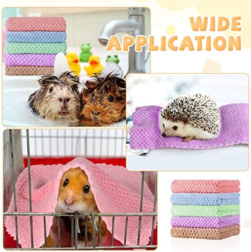 Reginary Guinea Pig Blankets 10pcs Coral Fleece Bedding