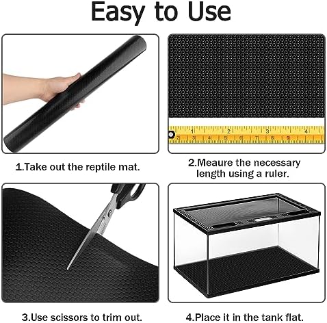 Hoplaep Reptile Terrarium Mat Liner