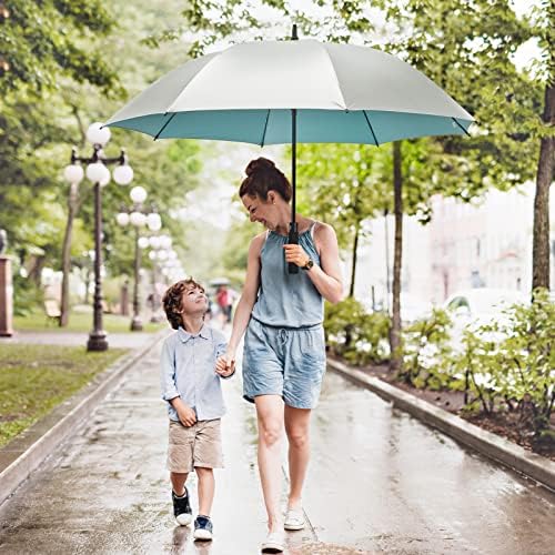G4Free Golf Umbrella UPF 50 Protection Windproof Automatic Open Stick
