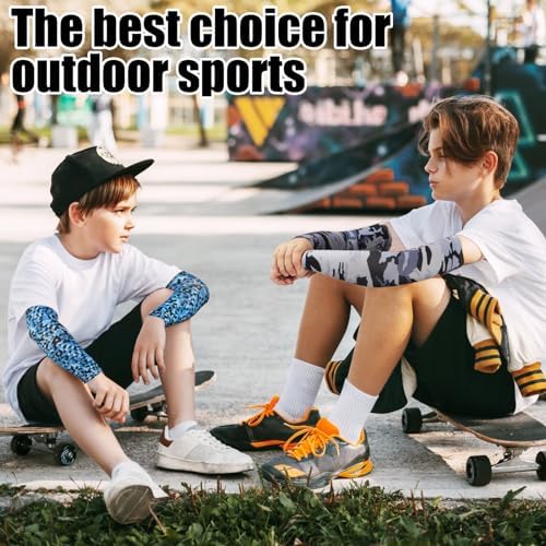 Xuhal Kids Baseball Arm Sleeves UV Protection