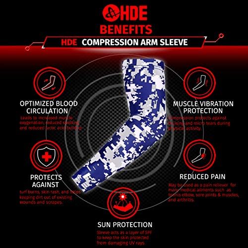 HDE Arm Compression Sleeves Cooling Protecting for Kids
